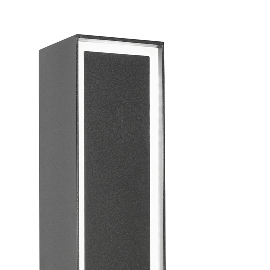 Външна LED лампа MODO, 8 W, 230 V, 4000 K, IP44, 50 см, черна