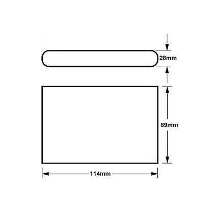 Външна LED лампа за стена FLOW 2xLED/3W/230V IP54 черна