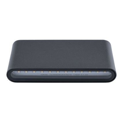 Външна LED лампа за стена FLOW 2xLED/6W/230V IP54 черна