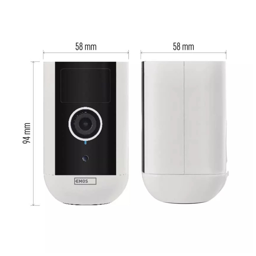 Външна смарт камера със сензор за движение GoSmart 5V 9600mAh IP65 Wi-Fi Tuya