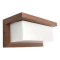 Външна стенна лампа NEELY 1xE27/60W/230V IP54 кафява