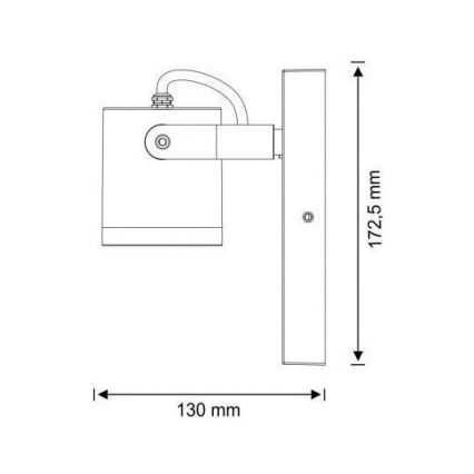 Външна стенна лампа PINO 1xGU10/10W/230V IP44