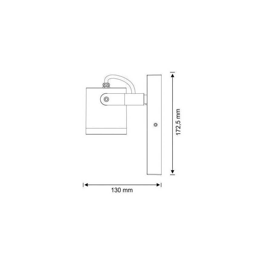 Външна стенна лампа PINO 1xGU10/10W/230V IP44