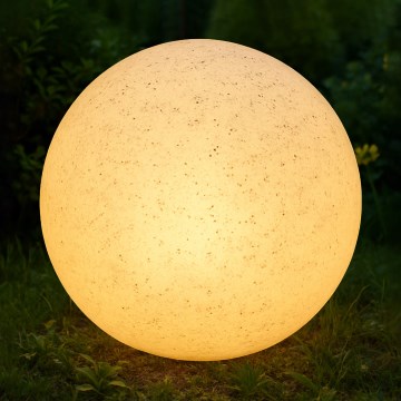 Външно декоративно осветително тяло LUMISTONE 1xE27/15W/230V IP65 диаметър 38 см