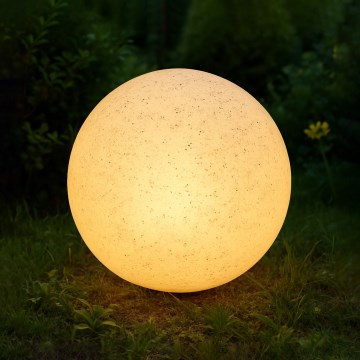 Външно декоративно осветително тяло LUMISTONE 1xE27/15W/230V IP65 Ø 28 см