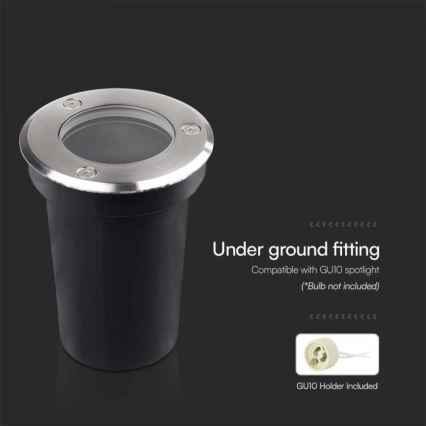 Външно настенно осветително тяло 1xGU10/35W/230V IP67