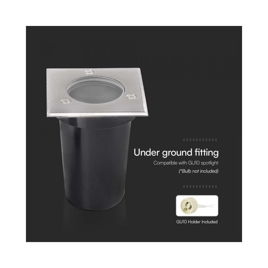 Външно настенно осветително тяло 1xGU10/35W/230V IP67