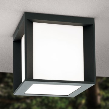 Външно осветително тяло HENRY 1xE27/15W/230V 16x16 cm IP44 антрацит