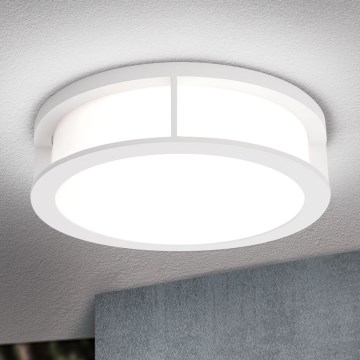 Външно осветително тяло HENRY 2xE27/15W/230V Ø 30 см IP44 бяло