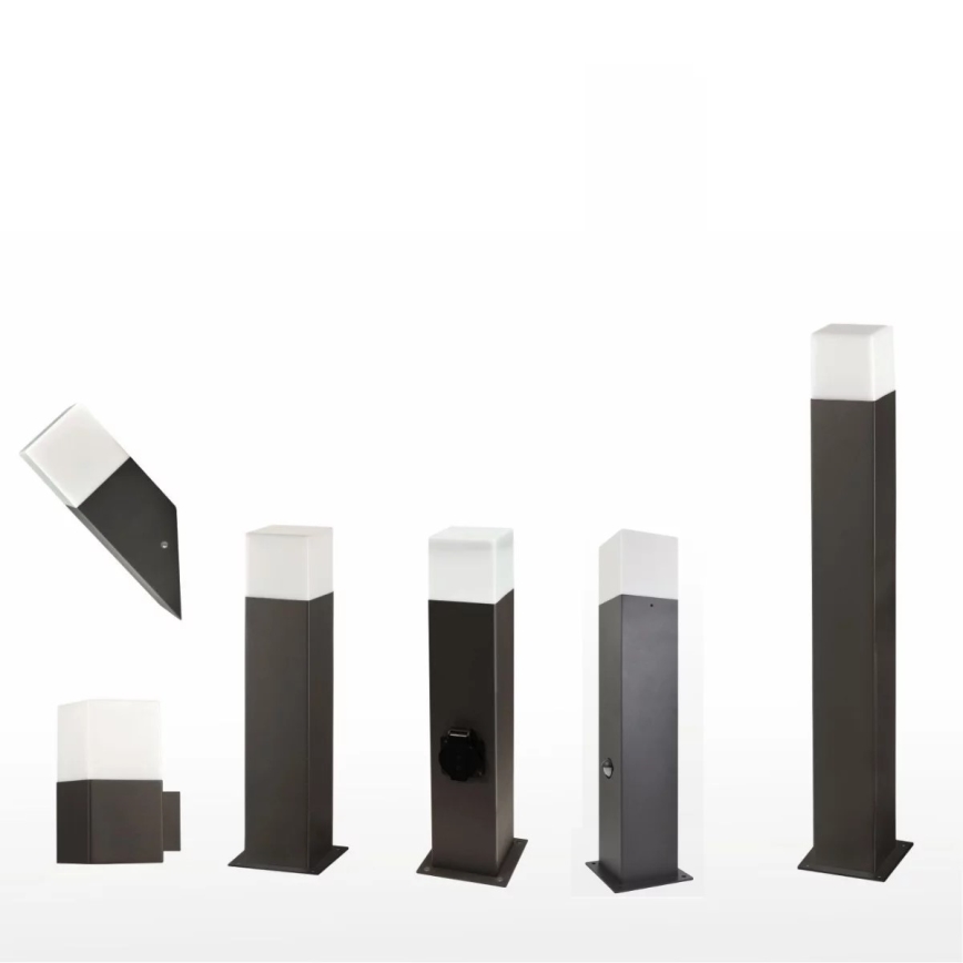 Външно осветително тяло NEW YORK 1xE27/40W/230V IP44 антрацит