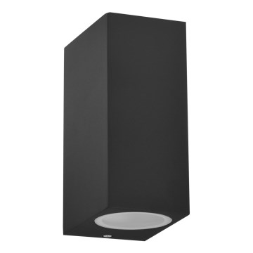 Външно стенна лампа BOSTON 2xGU10/10W/230V антрацит