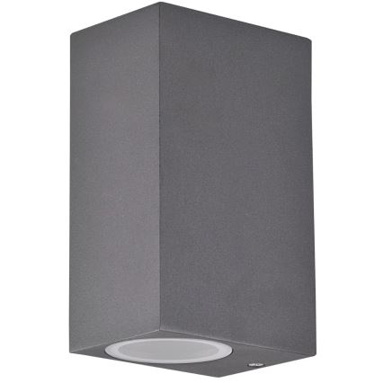 Външно стенна лампа BOSTON 2xGU10/10W/230V антрацит