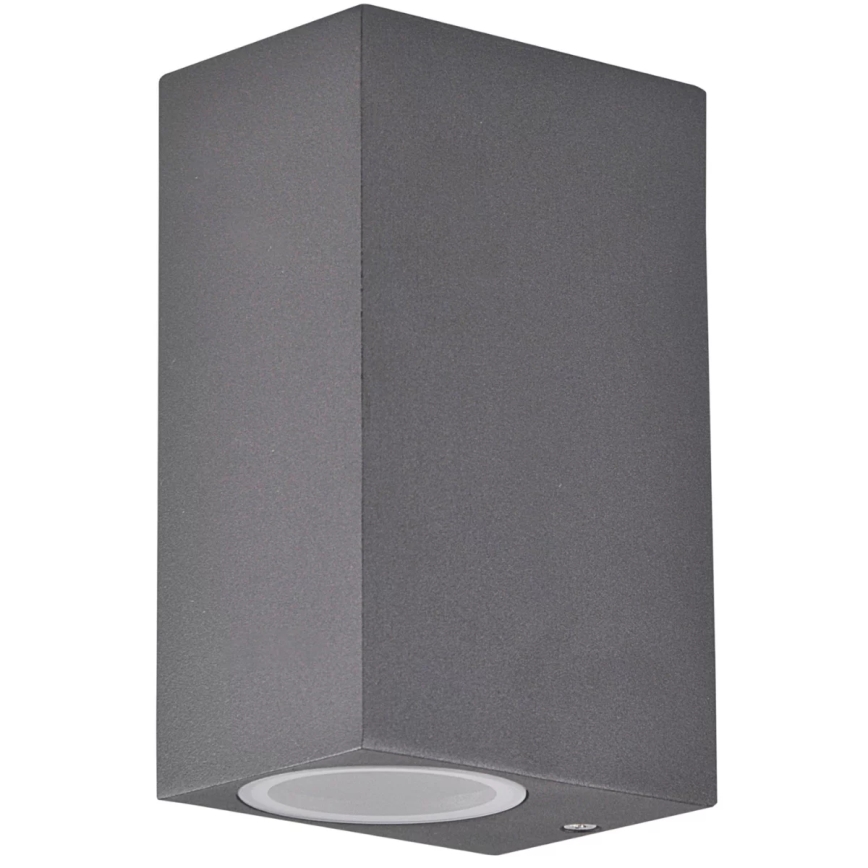 Външно стенна лампа BOSTON 2xGU10/10W/230V антрацит