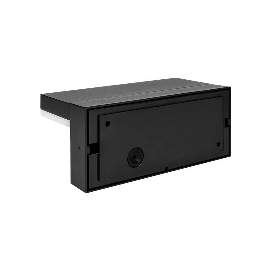 Външно стенно LED осветително тяло със сензор LED/9W/230V 4000K IP44 черно