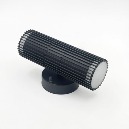 Външно стенно насочваемо осветително тяло LANTHEA 2xGU10/11W/230V IP44 черно