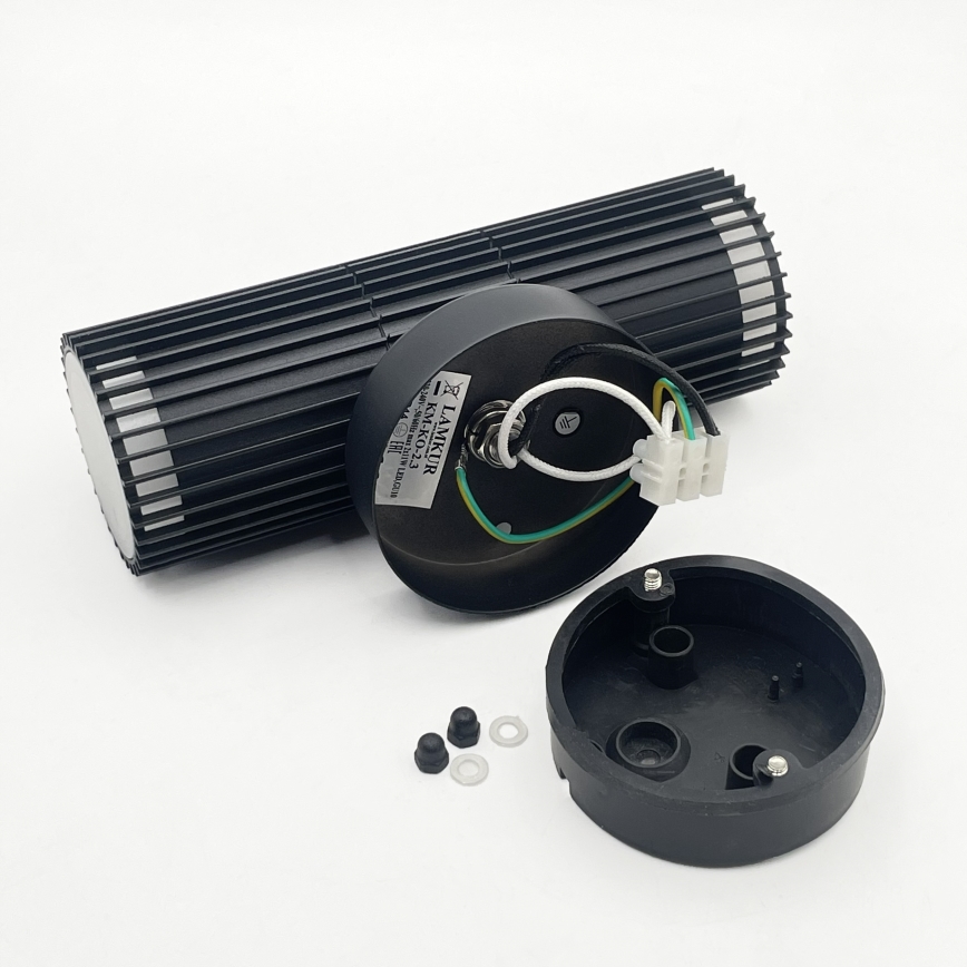 Външно стенно насочваемо осветително тяло LANTHEA 2xGU10/11W/230V IP44 черно