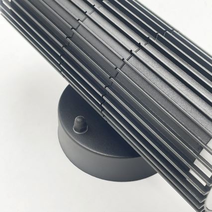 Външно стенно насочваемо осветително тяло LANTHEA 2xGU10/11W/230V IP44 черно