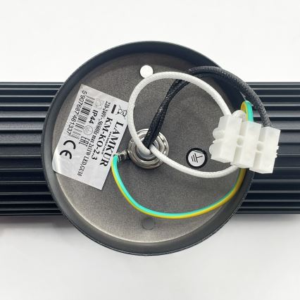 Външно стенно насочваемо осветително тяло LANTHEA 2xGU10/11W/230V IP44 черно