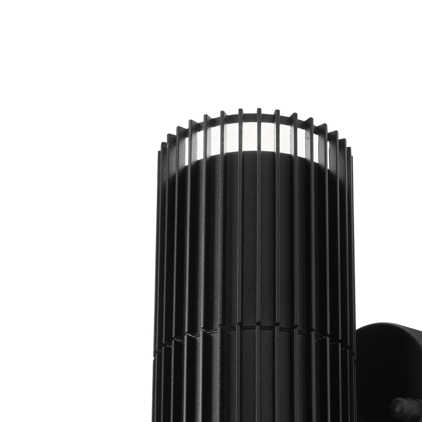 Външно стенно насочваемо осветително тяло LANTHEA 2xGU10/11W/230V IP44 черно