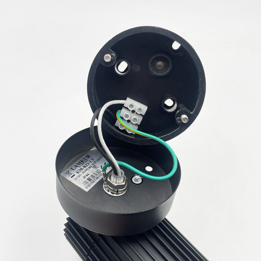 Външно стенно точково осветително тяло LANTHEA 1xGU10/11W/230V IP44 черно