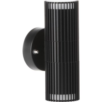 Външно стенно точково осветително тяло RADILO 2xGU10/11W/230V IP44, черно