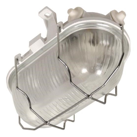 Външно таванно осветително тяло RADUS 1xE27/60W/230V IP54 бяло