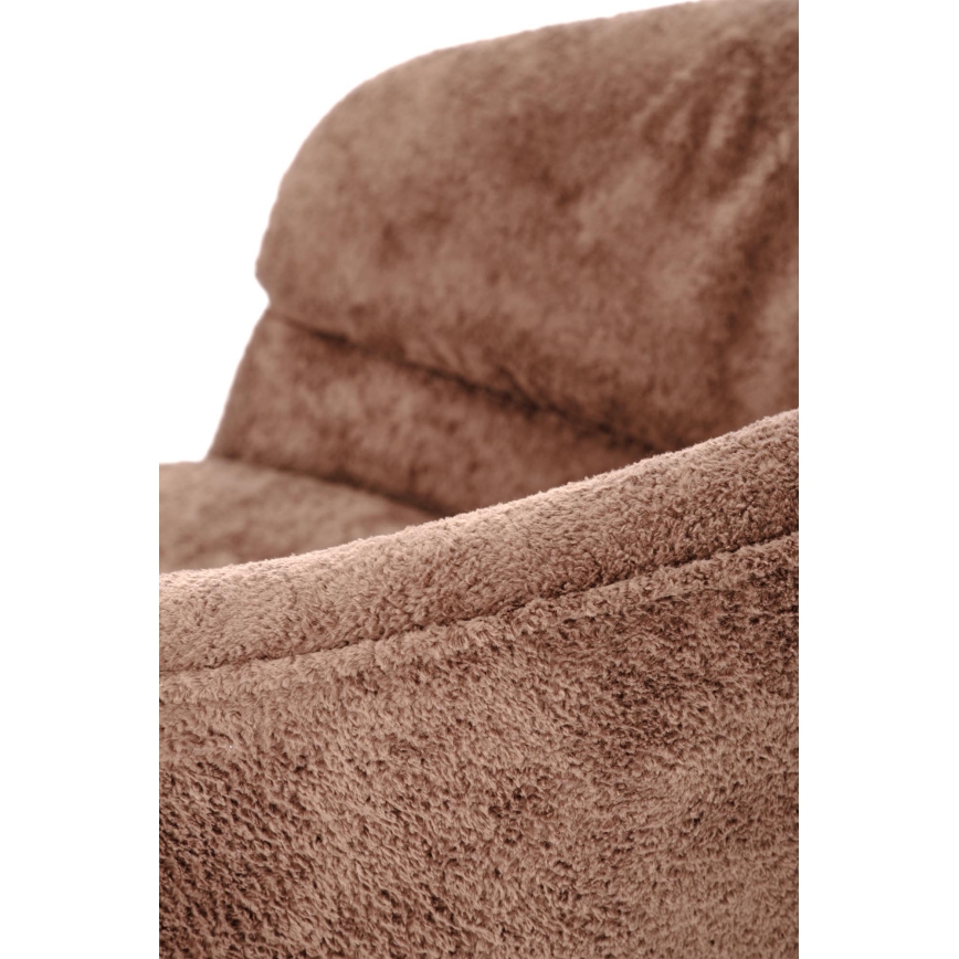 Въртящ се трапезен стол LIND, 1 бр., кафяв