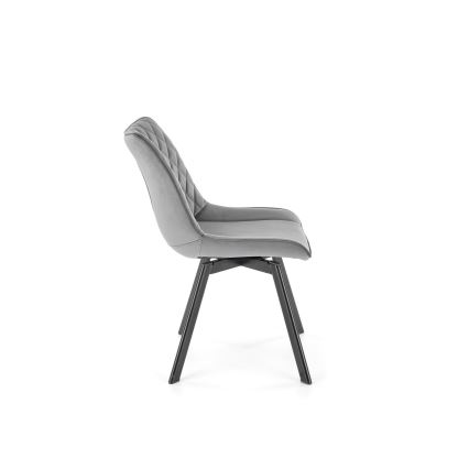 Въртящ се трапезен стол OMBRA 1 бр. сив