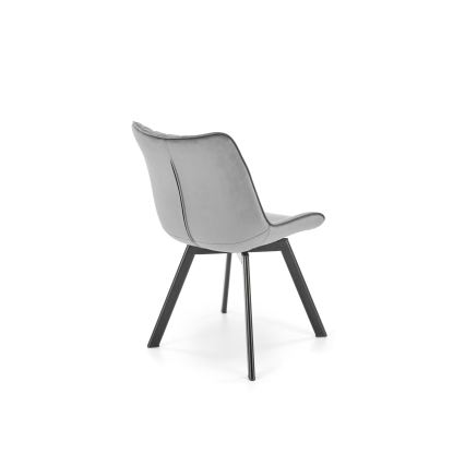 Въртящ се трапезен стол OMBRA 1 бр. сив