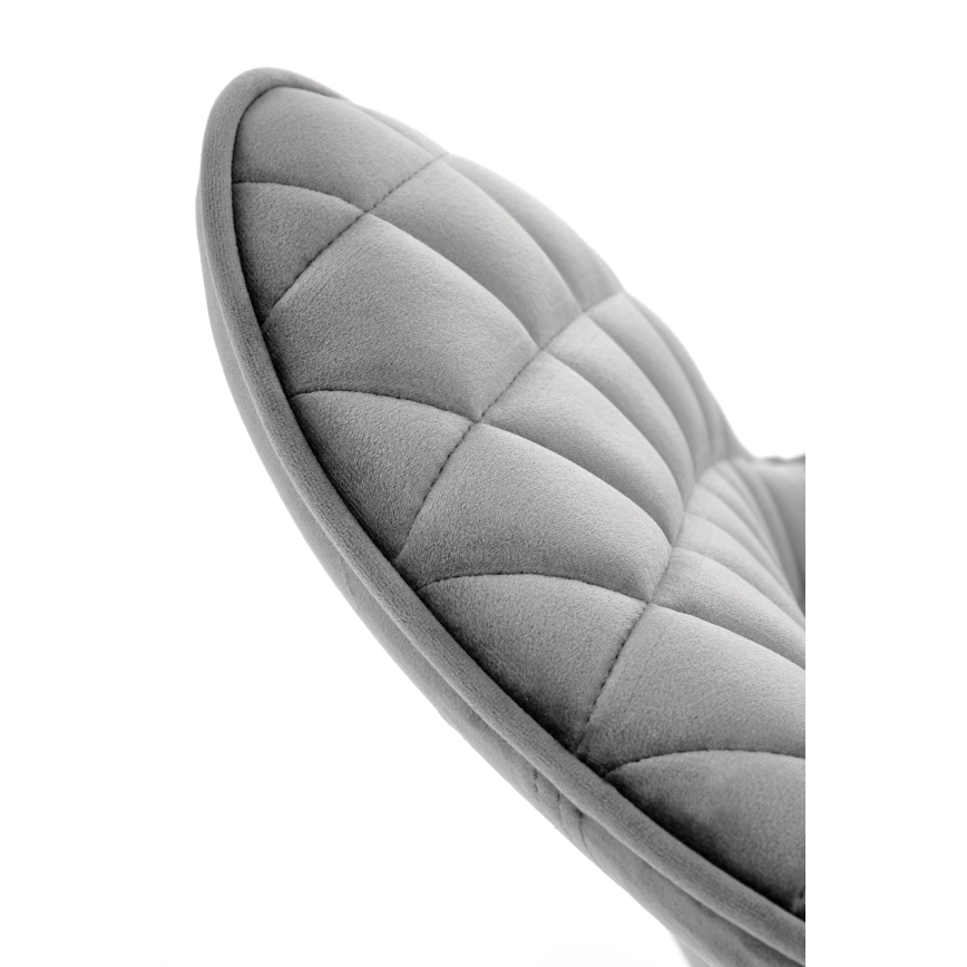 Въртящ се трапезен стол OMBRA 1 бр. сив