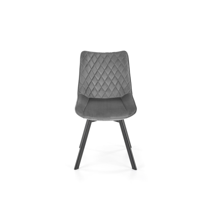 Въртящ се трапезен стол OMBRA 1 бр. сив