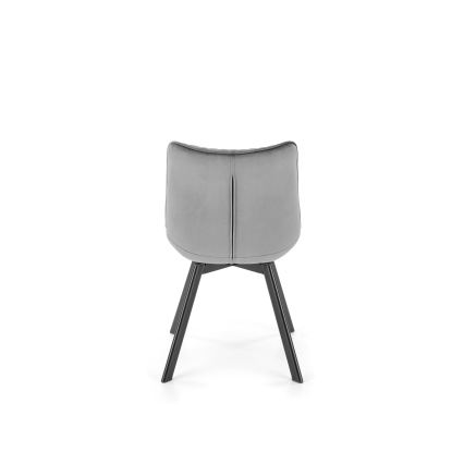 Въртящ се трапезен стол OMBRA 1 бр. сив