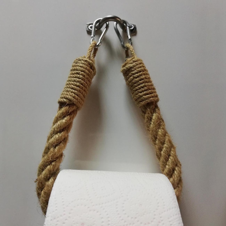 Въже за тоалетна хартия BORU 22x14 cм кафяво