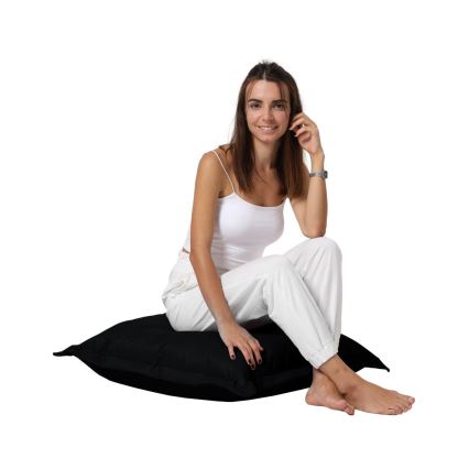 Възглавница за под 70x70 см черен