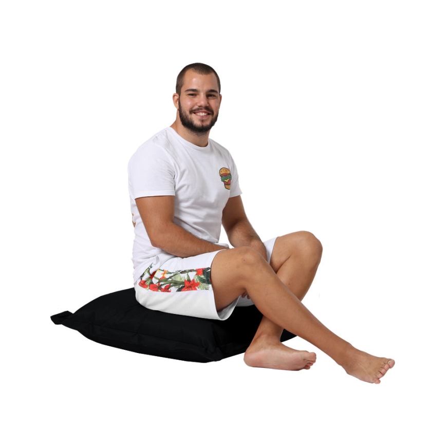 Възглавница за под 70x70 см черен