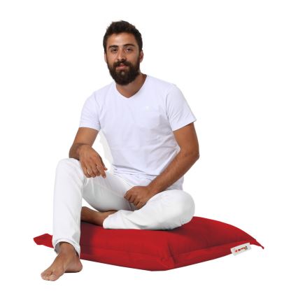 Възглавница за под 70x70 см червен