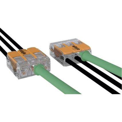 WAGO 221-413 - Разклонителен терминал COMPACT 3x4 450V оранжев