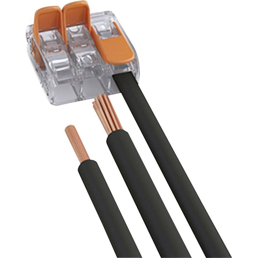 WAGO 221-413 - Разклонителен терминал COMPACT 3x4 450V оранжев