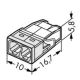 WAGO 2273-202 - Терминал на разклонителна кутия COMPACT 2x2,5 450V бял