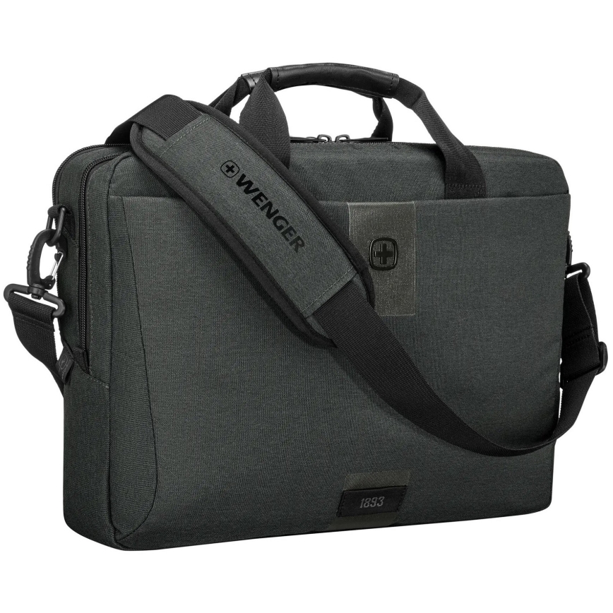 Wenger - Чанта за лаптоп 15 l 16" с джоб за таблет 10" MX ECO Brief сив
