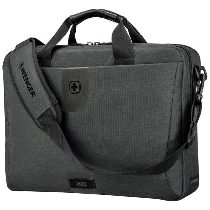 Wenger - Чанта за лаптоп 15 l 16" с джоб за таблет 10" MX ECO Brief сив