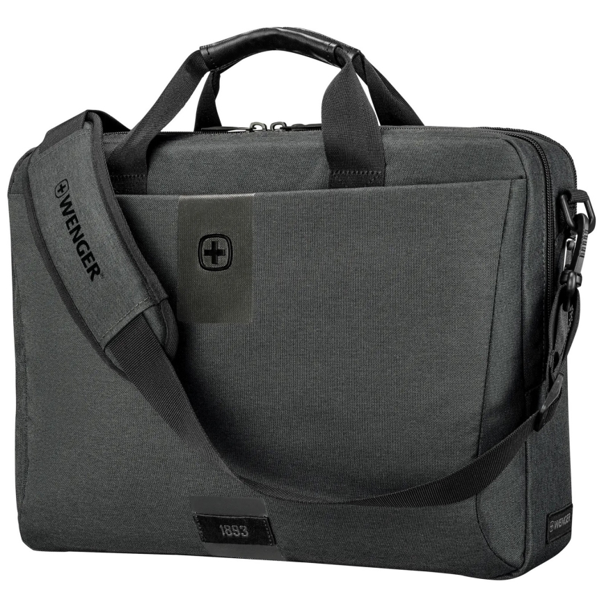 Wenger - Чанта за лаптоп 15 l 16" с джоб за таблет 10" MX ECO Brief сив