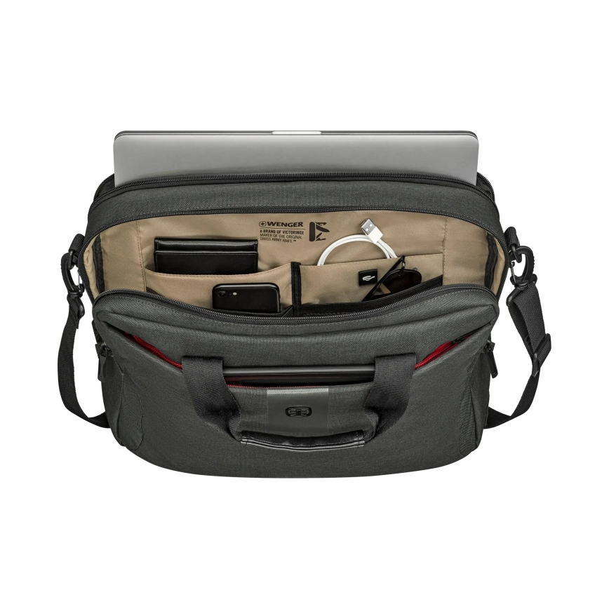 Wenger - Чанта за лаптоп 15 l 16" с джоб за таблет 10" MX ECO Brief сив