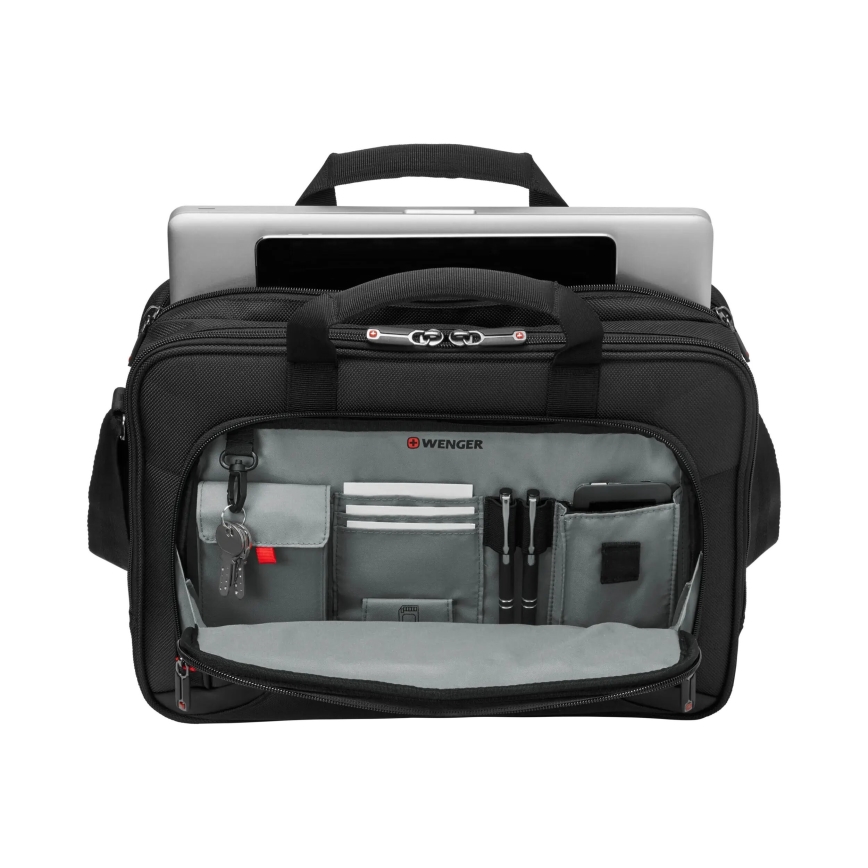 Wenger - Чанта за лаптоп 15 l 16" с джоб за таблет 10" Prospectus черен