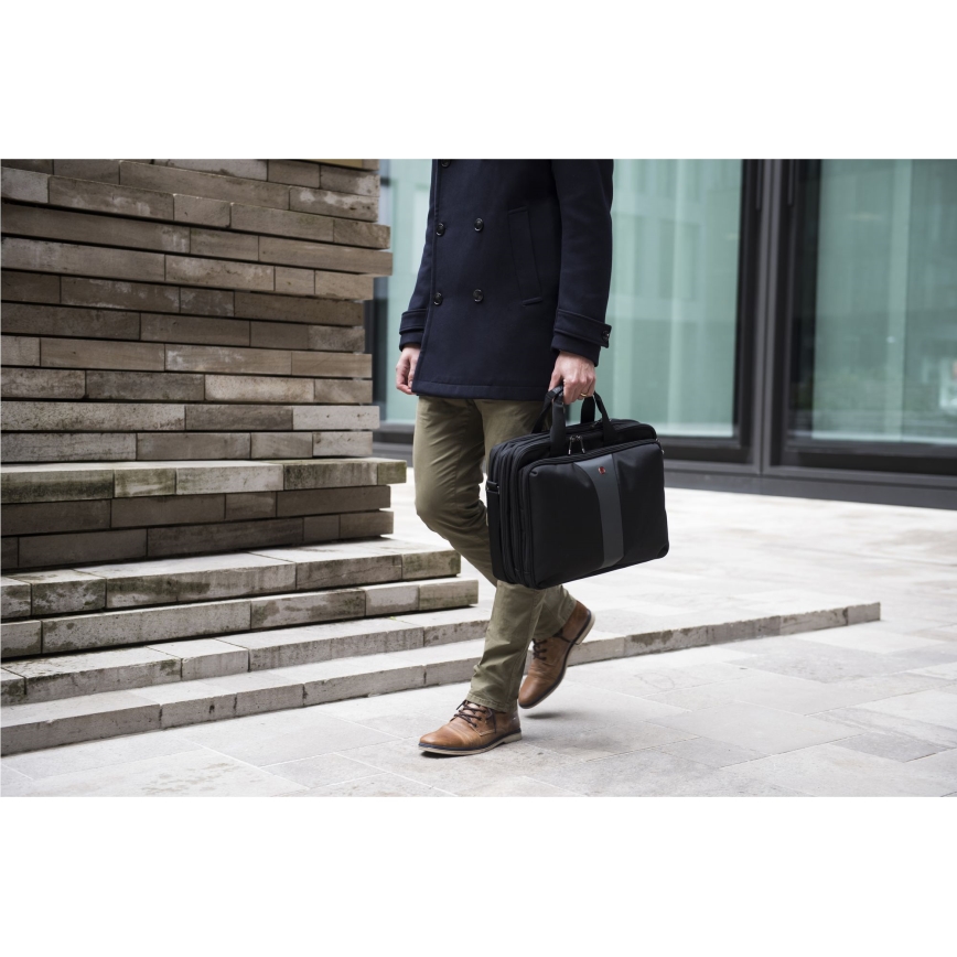 Wenger - Чанта за лаптоп 15 l 16 Legacy Double черен