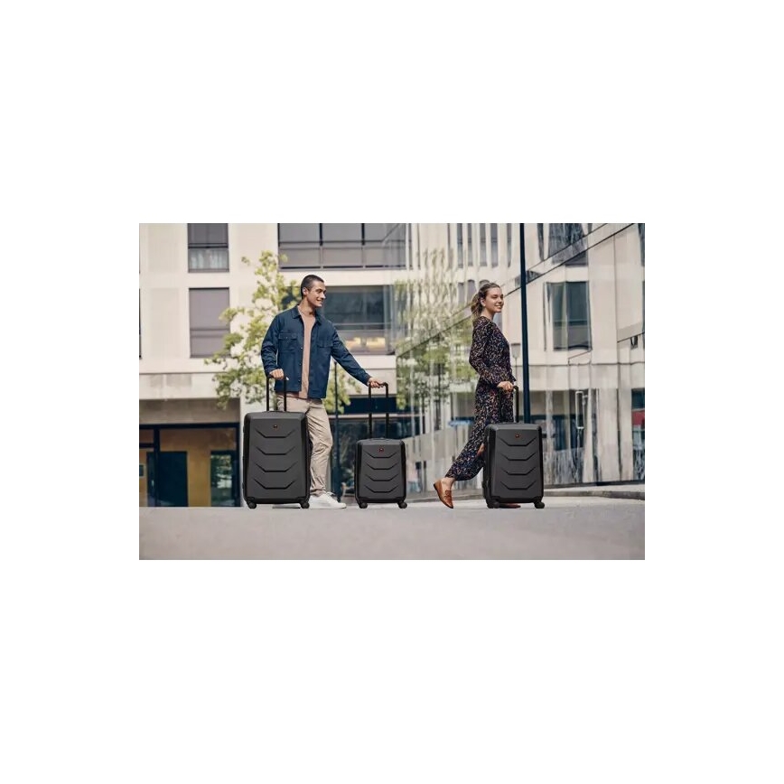 Wenger - Пътнически куфар на колела 93 л Prymo черен