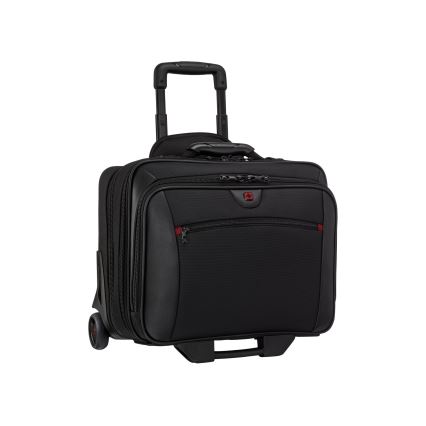 Wenger - Пътнически куфар на колела 23 l 17" + чанта за лаптоп 15,4" Potomac черен