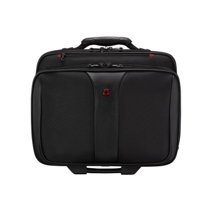 Wenger - Пътнически куфар на колела 25 l 17" + чанта за лаптоп 15,6" Patriot черен