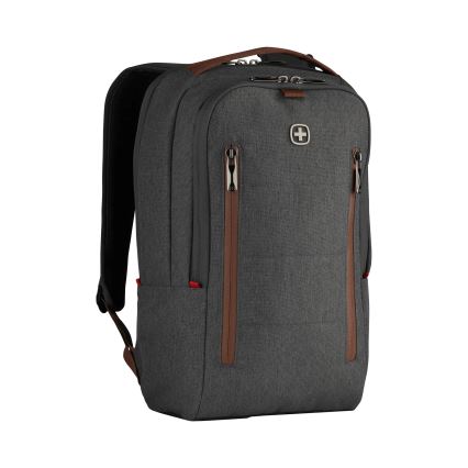Wenger - Раница за лаптоп 15 l 16" с джоб за таблет 12" + crossbody bag Град Upgrade 2в1 сив