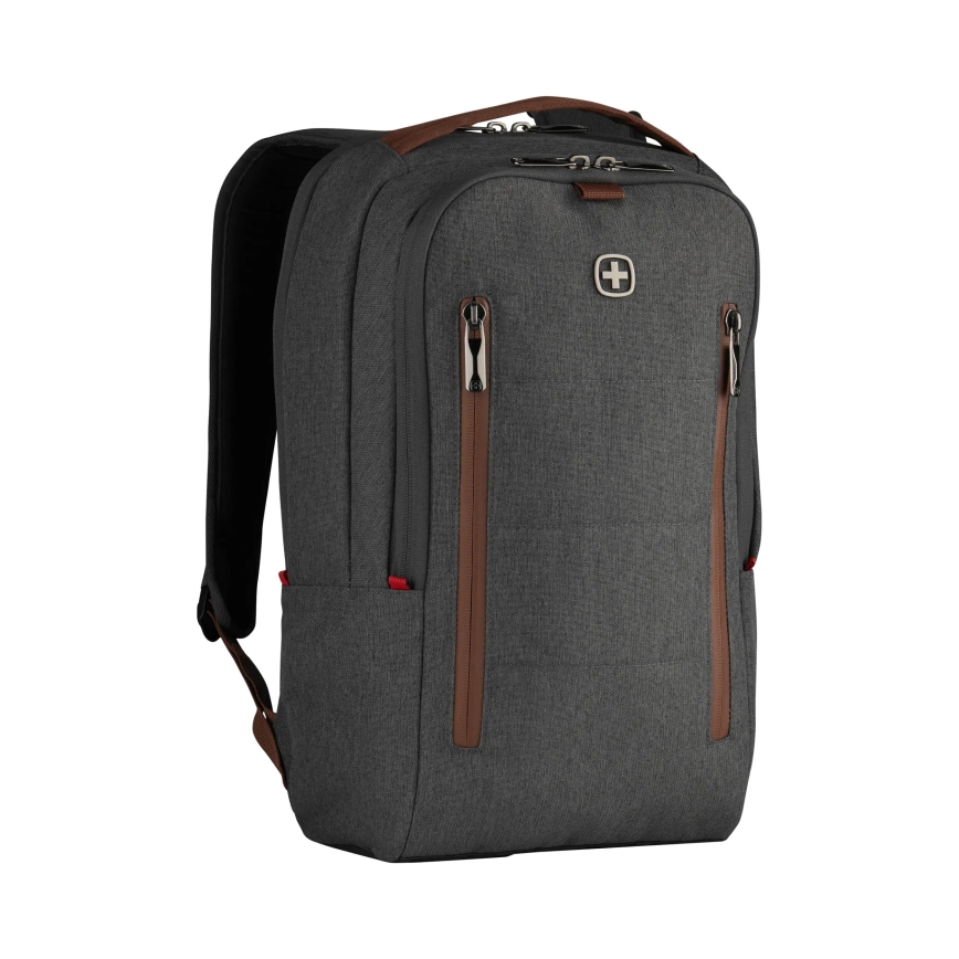 Wenger - Раница за лаптоп 15 l 16" с джоб за таблет 12" + crossbody bag Град Upgrade 2в1 сив